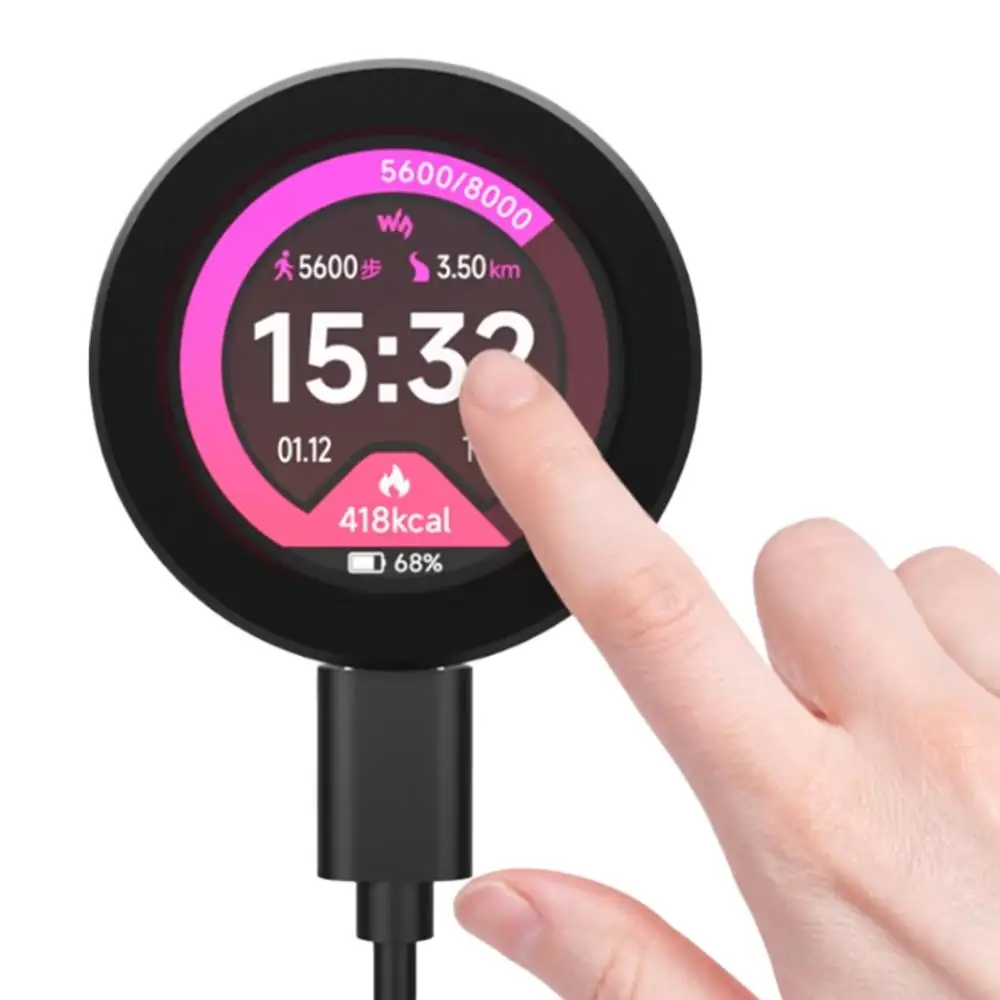 Круглый сенсорный ЖК-дисплей с металлическим корпусом для микроконтроллера RP2040