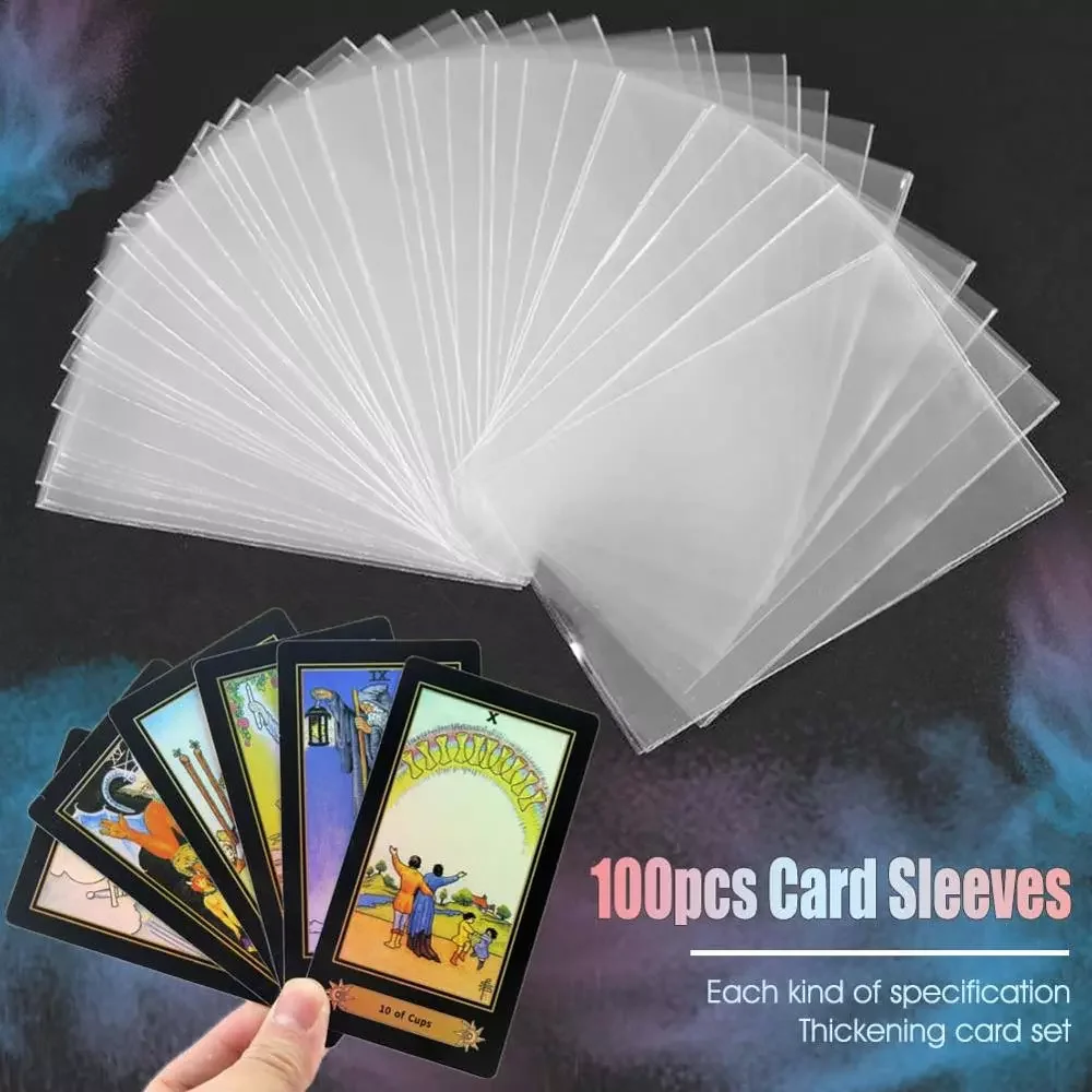 

Transparent Card Sleeves Magic Board Game Tarot Poker Cards Protector Bag 65*90mm 60*9mm 45*70mm 69x120mm