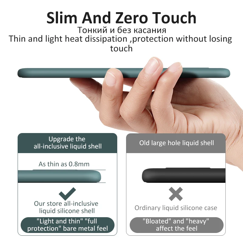 Original Liquid Silicone Case For Xiaomi Redmi Note 11 10 9 8 12 Pro Mi 11T 10T 12T 13 Ultra Lite Back Cover |