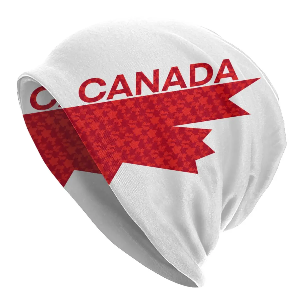 

Canada Flag Bonnet Hats Cool Knitting Hat For Women Men Autumn Winter Warm Canadian Retro Hockey Skullies Beanies Caps