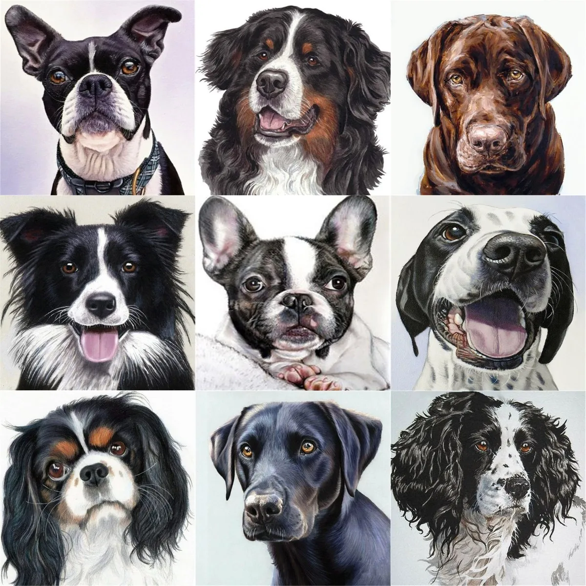 Набор для алмазной живописи сделай сам 5D с милой собакой-идеальный подарок