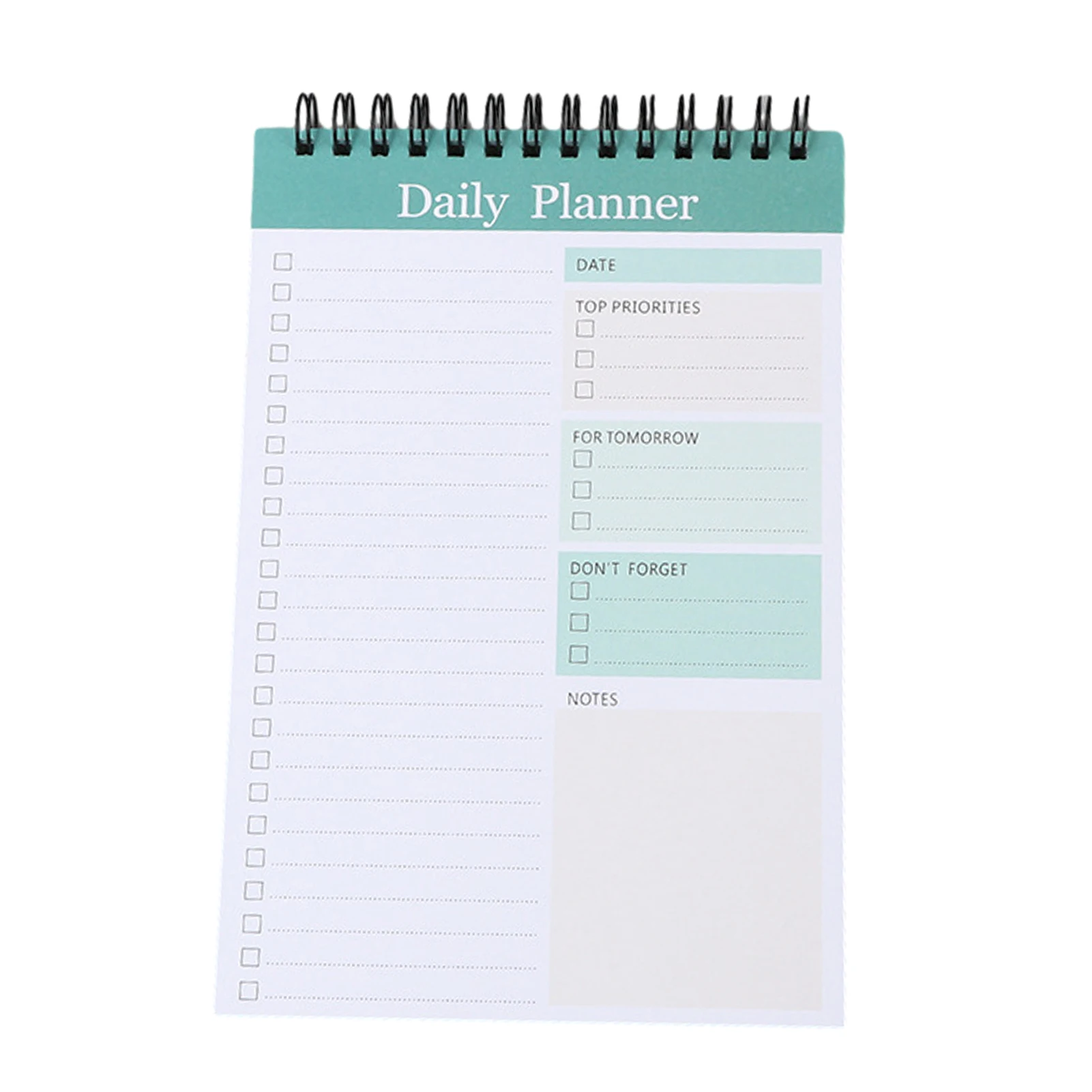 

Home With Wide Lined Daily Planner Teacher Journal Notes 35 Sheets Grocery Checklist To Do List Notepad Green Time Management