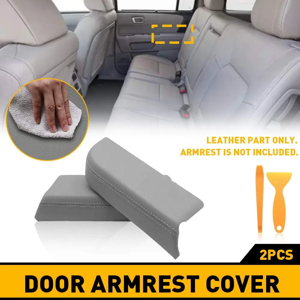 

Автомобильные аксессуары для Honda Pilot 2009 2010 2011 2012 2013 2014 кожаная панель дверной ручки подлокотника Защитная отделка