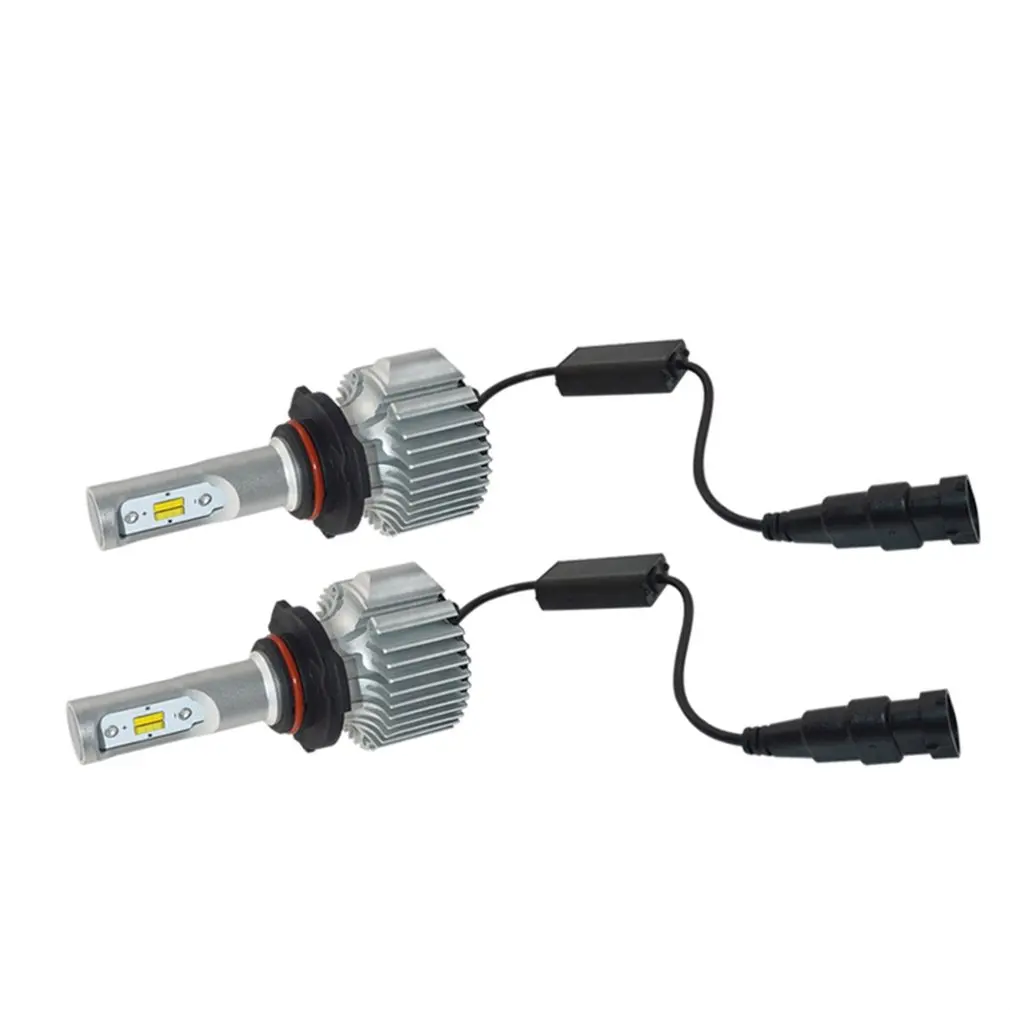 

V1 9006 8000LM 36W Светодиодный двухцветный налобный фонарь супер яркий автомобильный налобный фсветильник светильник водонепроницаемый комплек...