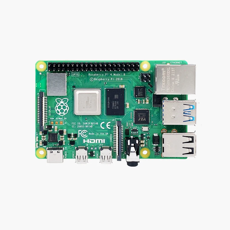 Официальный Raspberry Pi 4 Model B Комплект платы ОЗУ 2 ГБ 8 Гб быстрее чем 3B + (чехол