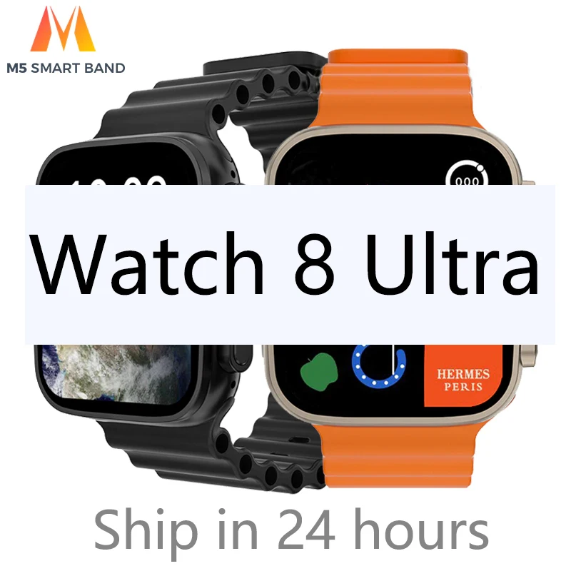 

2023 Watch 8 Ultra Smartwatch For Man Sports Woman Fitness NFC Original BT Call Smart Watch For Apple Android Phone Iwo Series 8