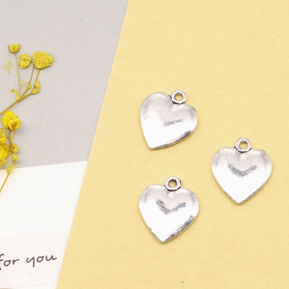 10 шт. подвеска в виде сердца 16 х16 мм