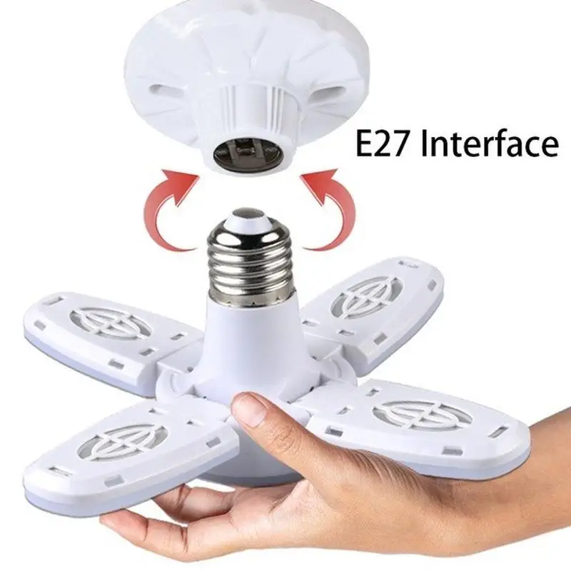 

Складная светодиодная лампа Hoopet E27 белый 28Вт