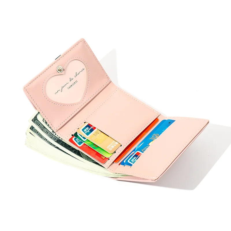 Cat Wallets for Women Fashion Cute Cartoons Luxury Women's Small Wallet Leather Short Card Hold Package Female Wallet Coin Purse