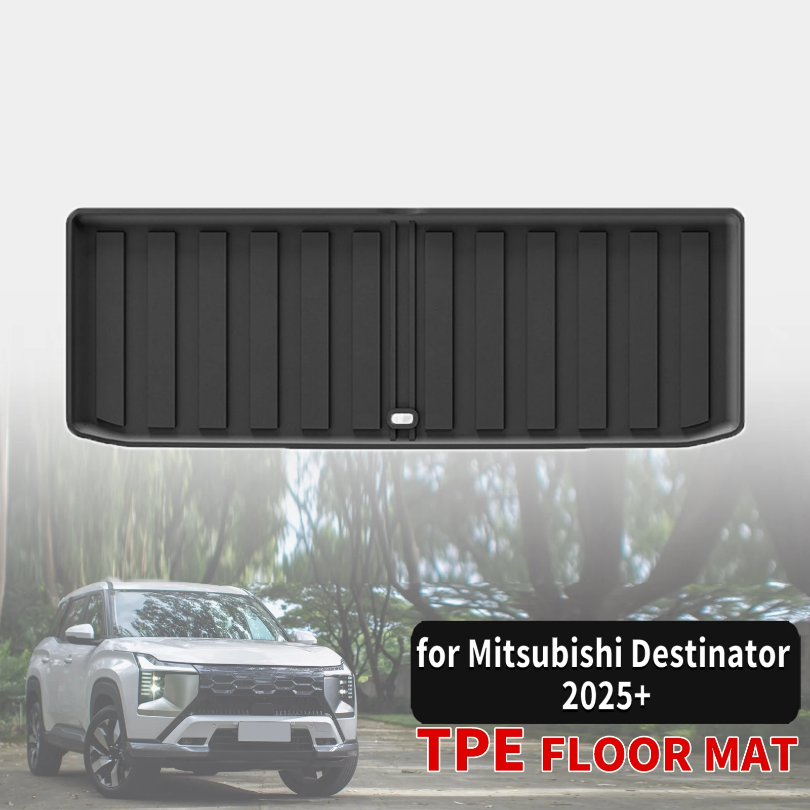 Фото для Mitsubishi Destinator 2025 2026 2027 LHD/RHD Роскошный экологичный коврик для багажника из ТПЭ, без запаха, нетоксичный, индивидуально подогнанный, автомобильные аксессуары №1
