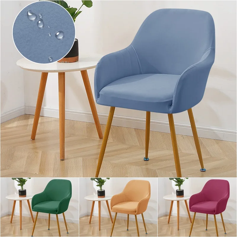 Cover Elastic Spandex High Arm Chair Covers Modern Washable Non Slip Office Computer Armchair Covers