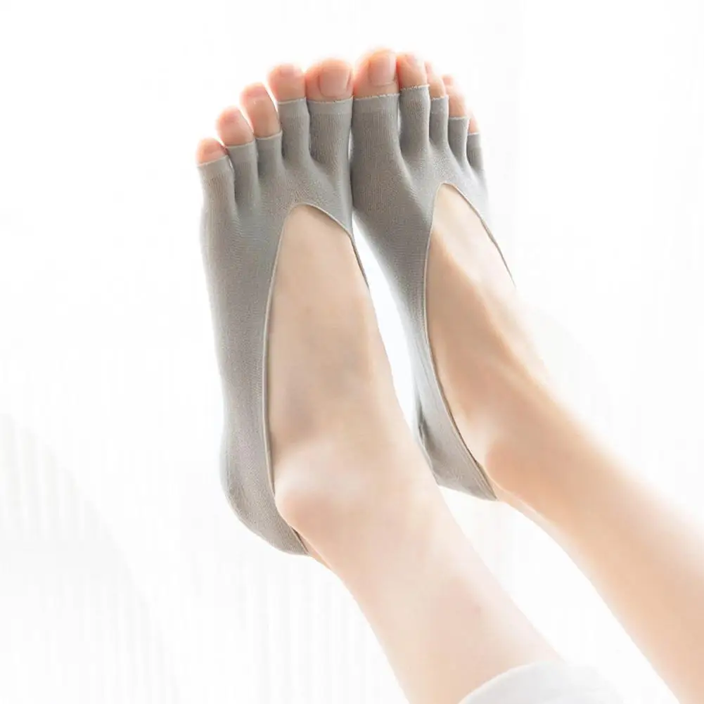 

Женские дышащие мягкие эластичные носки 1 пара, невидимые высокие повседневные носки с открытым носком, милые носки, ультра-яркое качество Y7J7