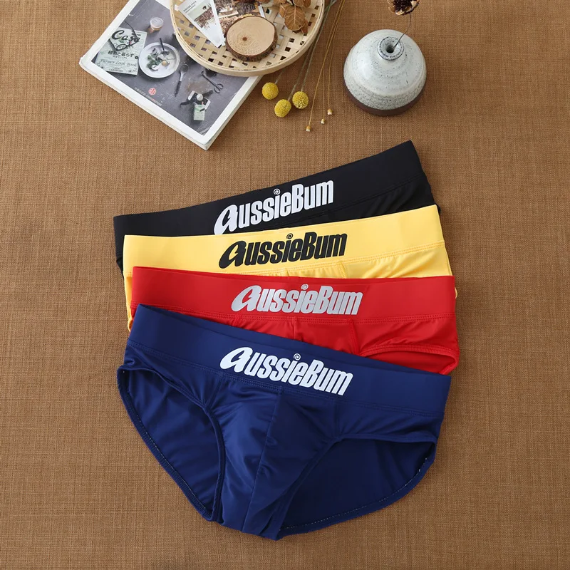 

Men's briefs Milk silk low waist elastic comfortable man underwear