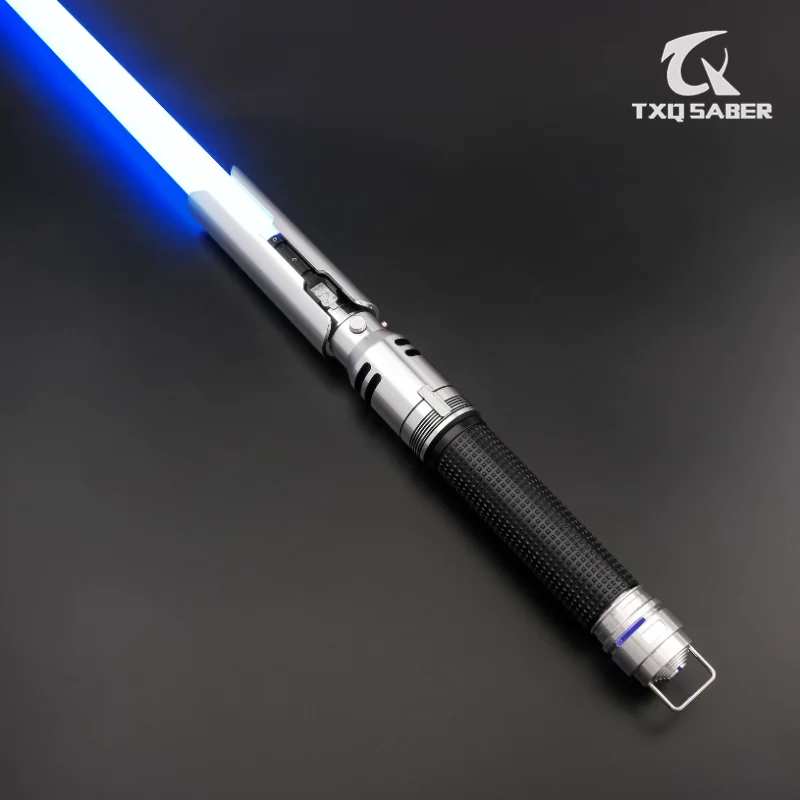 

TXQSABER Cal 4 Neo lightsaber Heavy Dueling Infinite Colors Sound Change Metal Hilt Customize Pixel LED Laser Cosplay Kids Toys