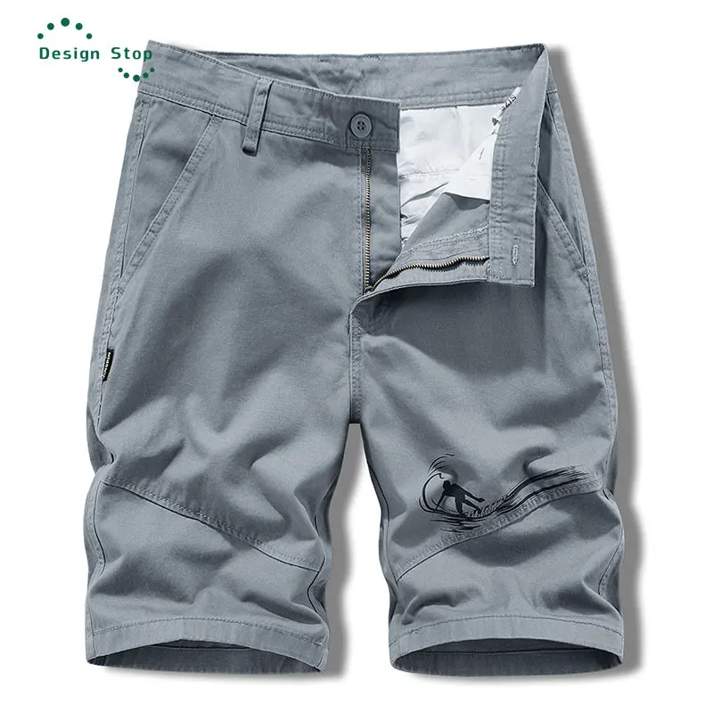 

High-Quality Men's Cargo Shorts Man Multiple Pockets Summer Breathable Casual Cargo Shorts