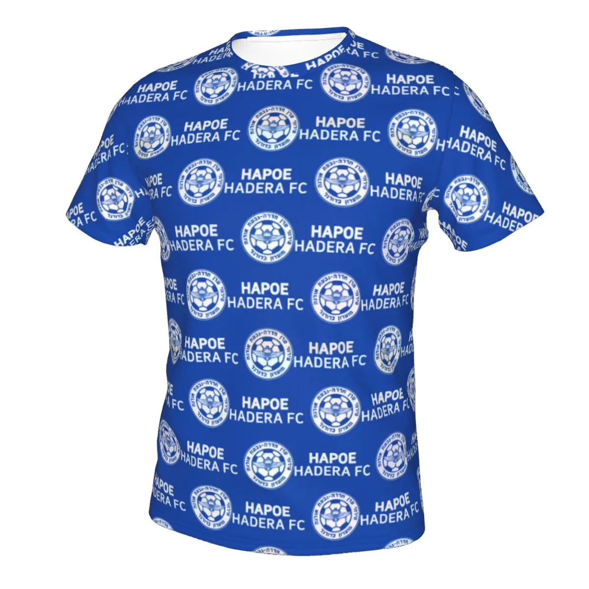 

Israel Hapoel Hadera FC Men's Short Sleeve T-Shirt Athleisure Party T-Shirt