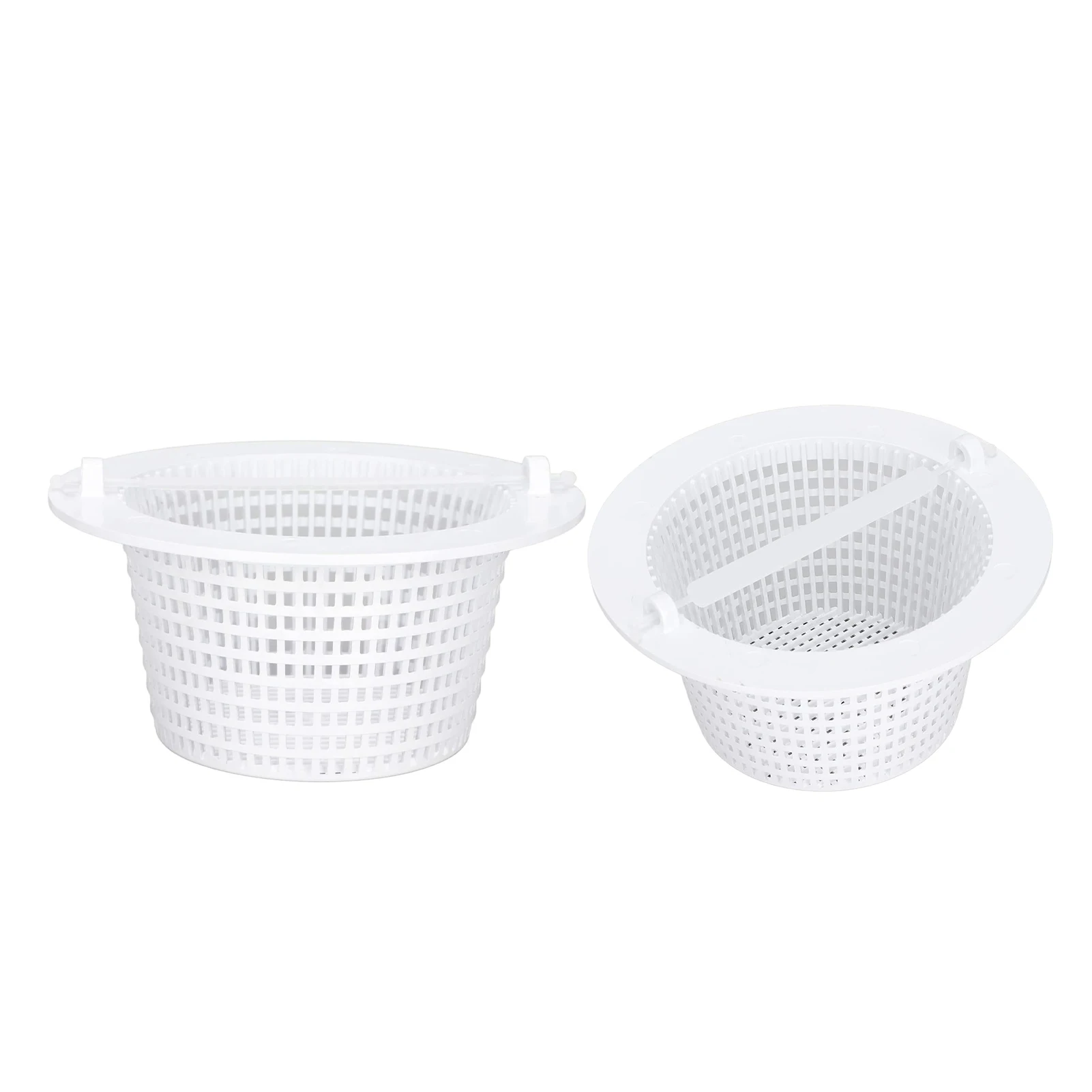 

2pcs Easy To Install Pool Pump Basket Universal Practical Garbage Filter Skimmer Hair Outdoor Swimming Spare Replacement Parts