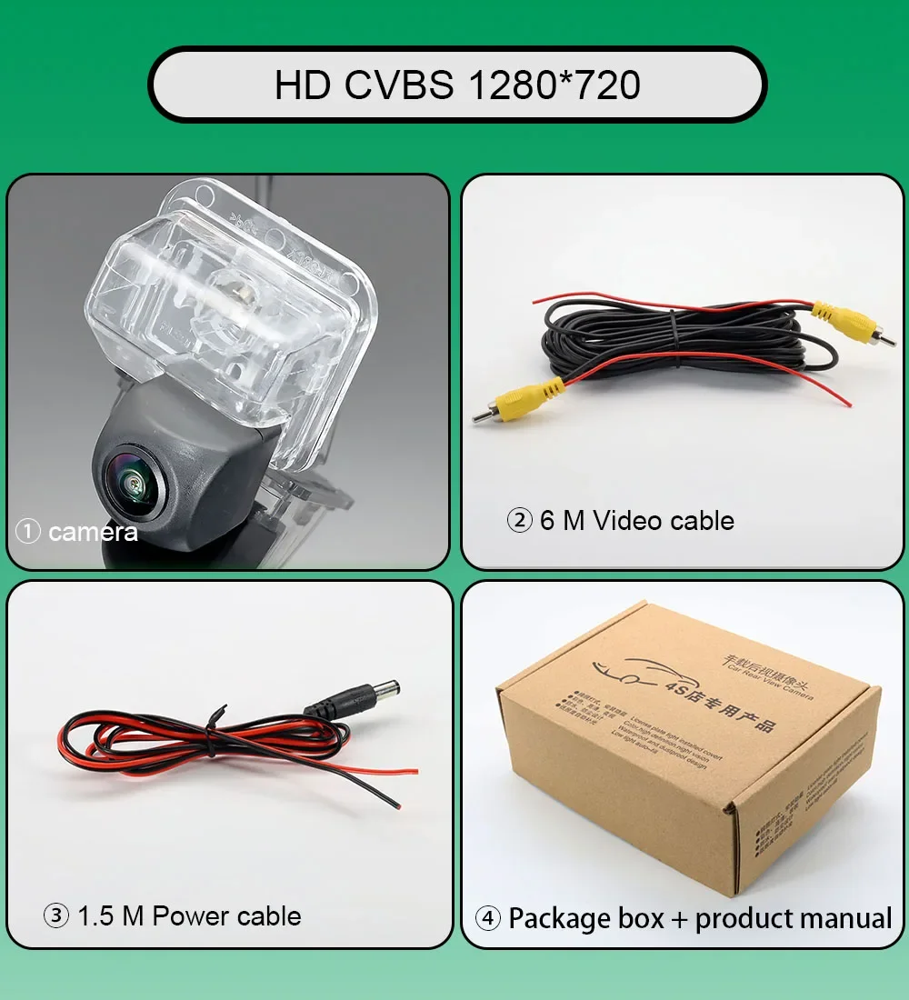 

Водонепроницаемая камера заднего вида с функцией ночного видения для Mazda CX-5 CX 5 CX5 2012 2013 2014 2015 2016 2017 HD CVBS