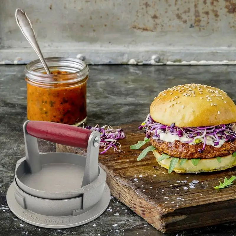 Пресс для гамбургеров набор приготовления с антипригарным покрытием круглый