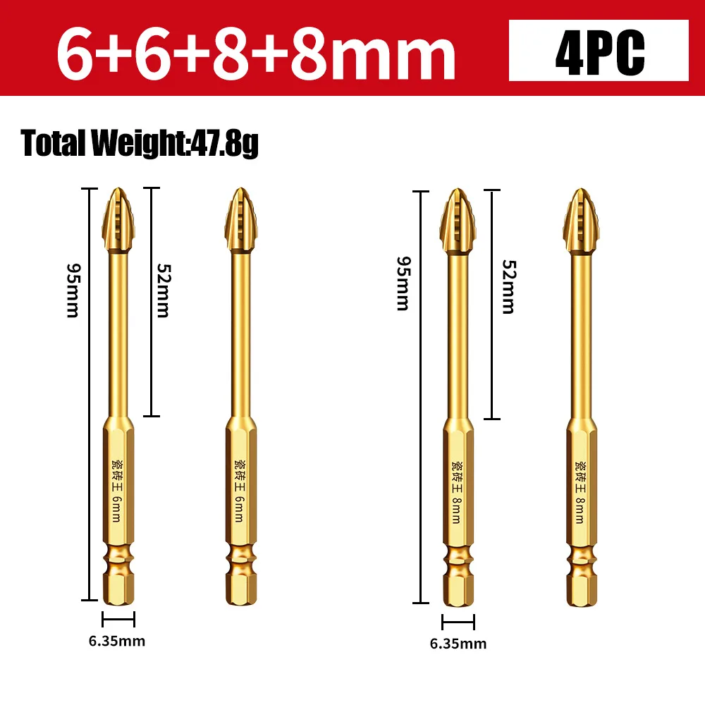 

Высокоскоростное зубчатое сверло — оптимизимое для твердой плитки, фарфора, мрамора, стекла и многого другого — скорость двойного сверления, без повреждения плитки