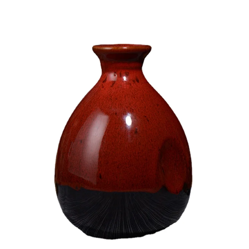 

Ceramic Wine Bottle One Pound Empty Bottle Antique Earthenware Wine Jar Wine Tank Home Small Pot Cellar Sealed Home Decoration