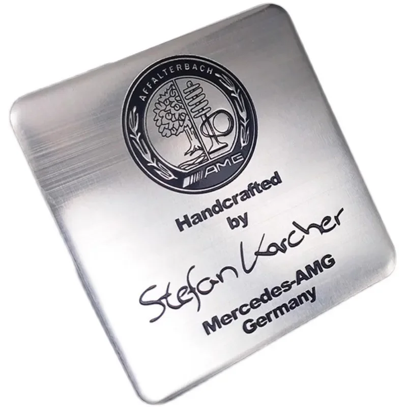 Для двигателя Mercedes-Benz AMG дизайнерская фирменная табличка наклейка этикетка