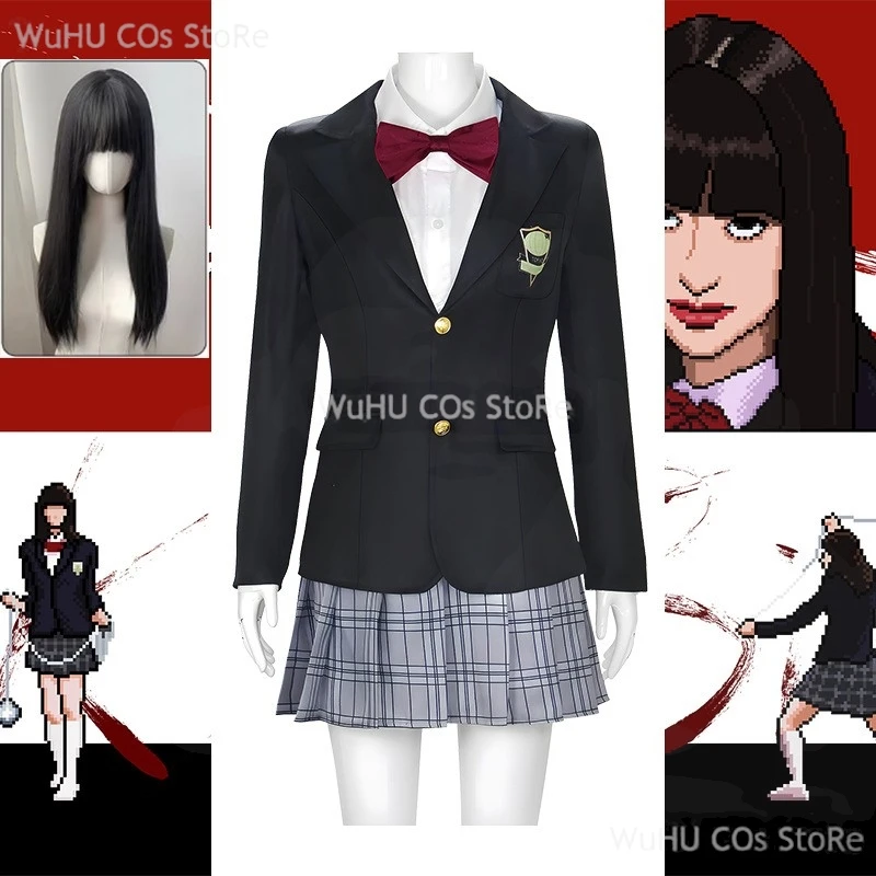 Kill Bill Gogo Yubari Cos японская школьница косплей парик костюмы на Хэллоуин фильм JK