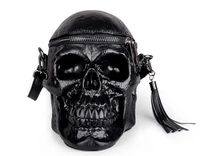 new original skull messenger bag high quality silicone shoulder bag party dinner personalized funny motorcycle style womens bag