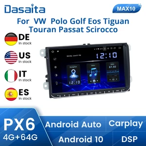 Автомагнитола Dasaita, мультимедийная стерео-система на Android 10, с 9 