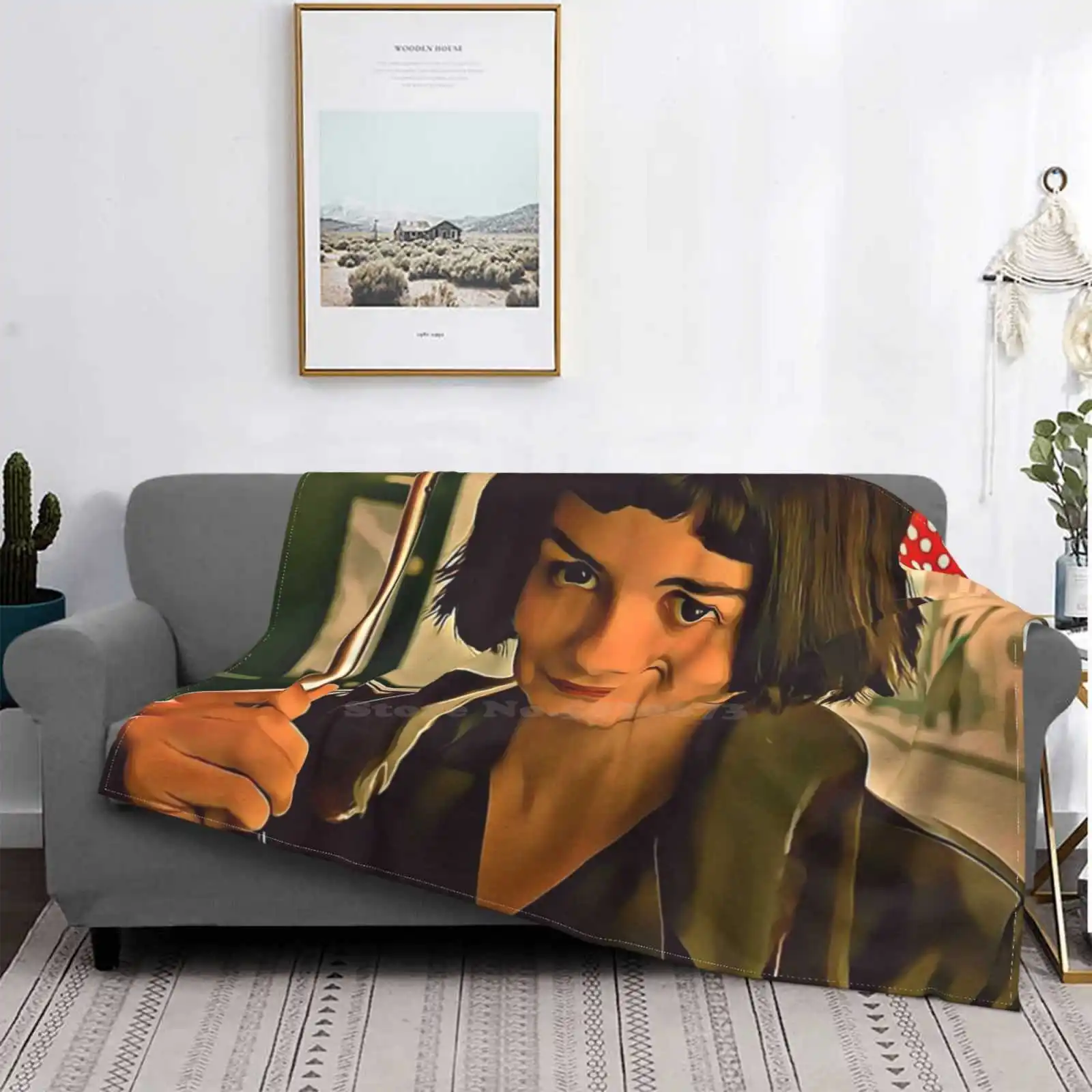 

Creative Design Comfortable Flannel Blanket Amelie Poulain Movie Classic Movie Classic Movie French Movie Cult Movie 09