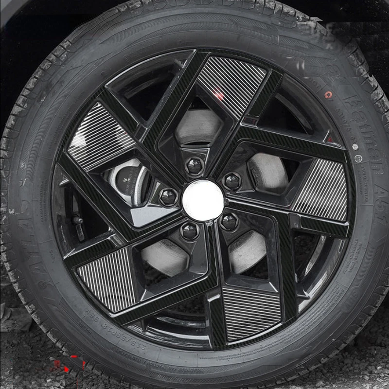 

4pcs Car Wheel Sticker For BYD Atto 3 EV 2022 2023 Automobile Full Cover 18-Inch Hub Wheel Sticker