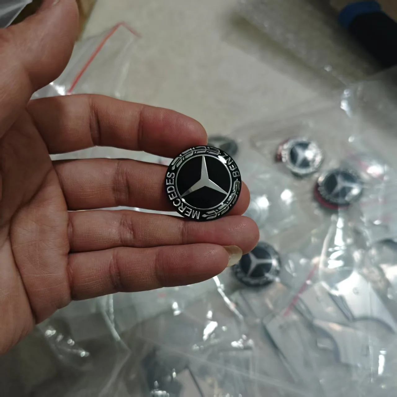 

29 мм автомобильная мультимедийная кнопка управления, накладка на ручку, наклейка для Mercedes Benz AMG GLC C CLA GLA W205 W211 W213 W212 W204