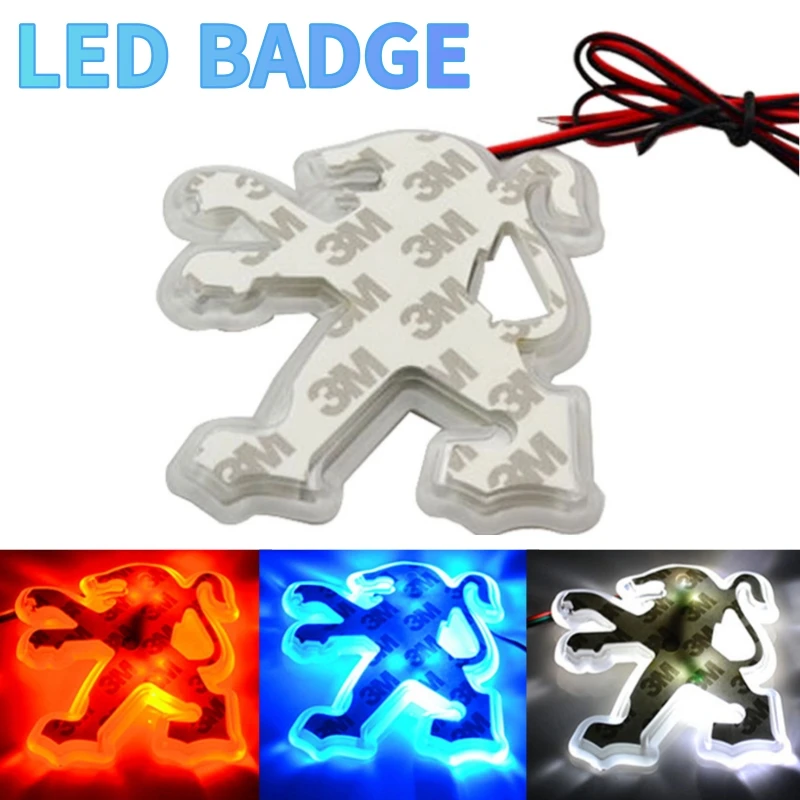 Светодиодная наклейка на переднюю и заднюю фару автомобиля аксессуары для фото