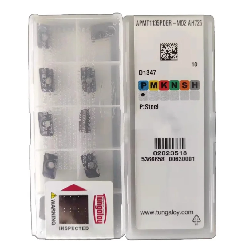 Tungaloy APMT1135PDER-M02 AH120/APMT1135PDER-M02 AH725 режущее лезвие токарного инструмента с ЧПУ