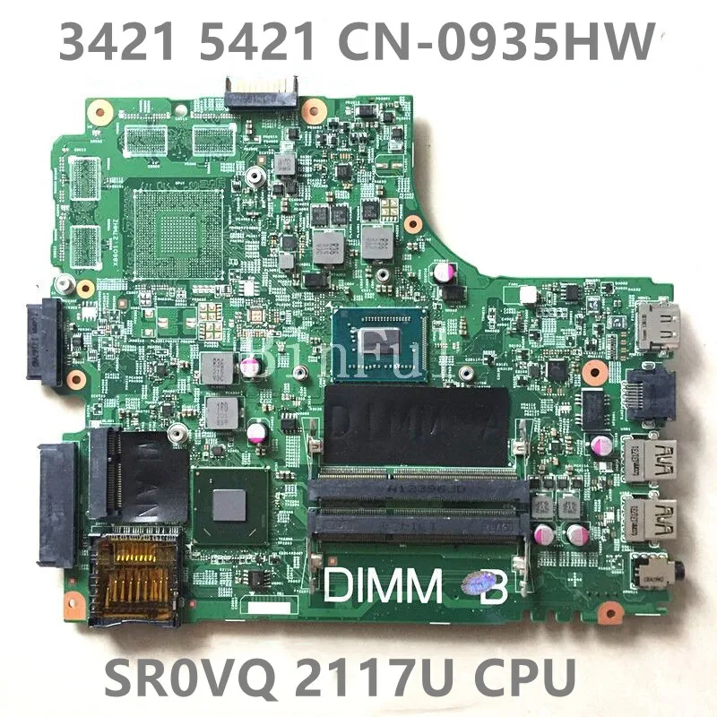 12204-1 Mainboard DNE40 5J8Y4 P/N CN-0935HW 0935HW 935HW For DELL 3421 5421 Laptop Motherboard With SR0VQ 2117U CPU 100% Tested