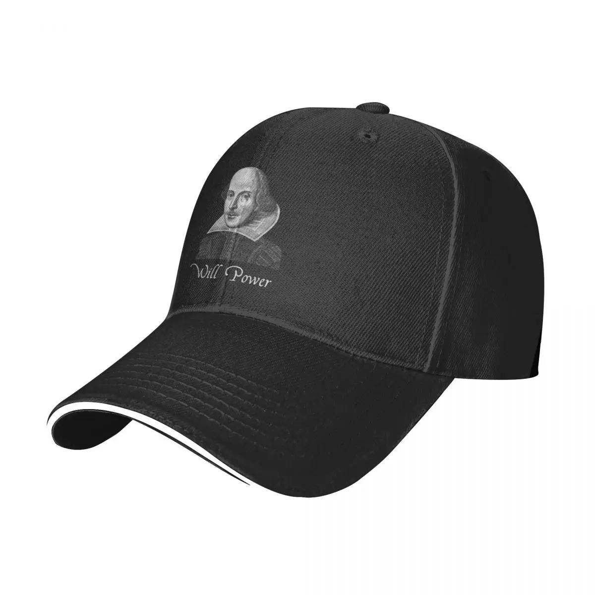 William Shakespeare Will Power Baseball Cap literture macbeth power drama humor Male Printed Hip Hop Hats Casual Baseball Caps