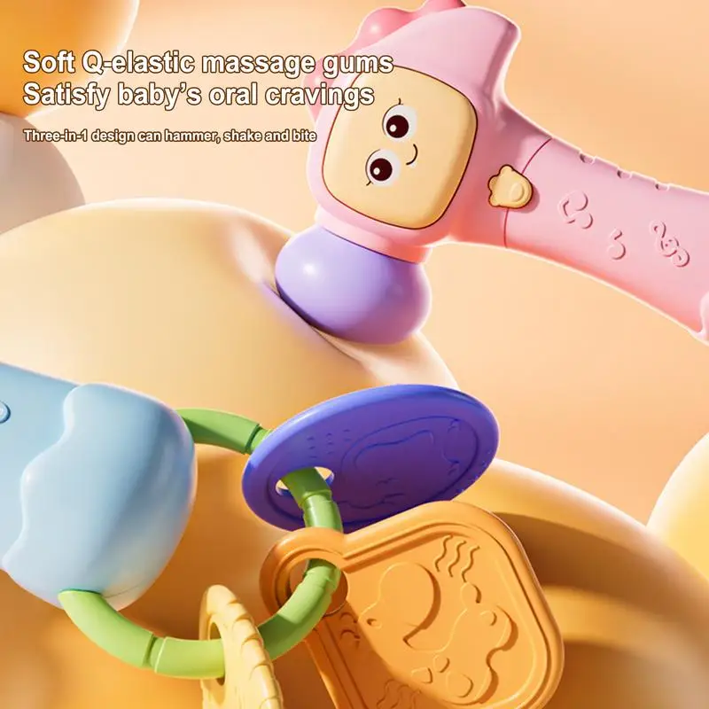 Игрушки-погремушки для малышей и прорезывания зубов игрушка-погремушка в форме