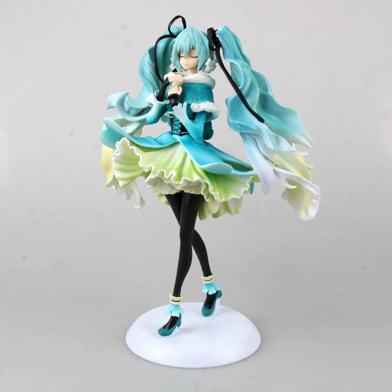 

Hatsune Miku Anime Figure PVC Figures Cute girly girl Collection Model Toys Action Figures Gift For Children Kawaii 28cm Dolls