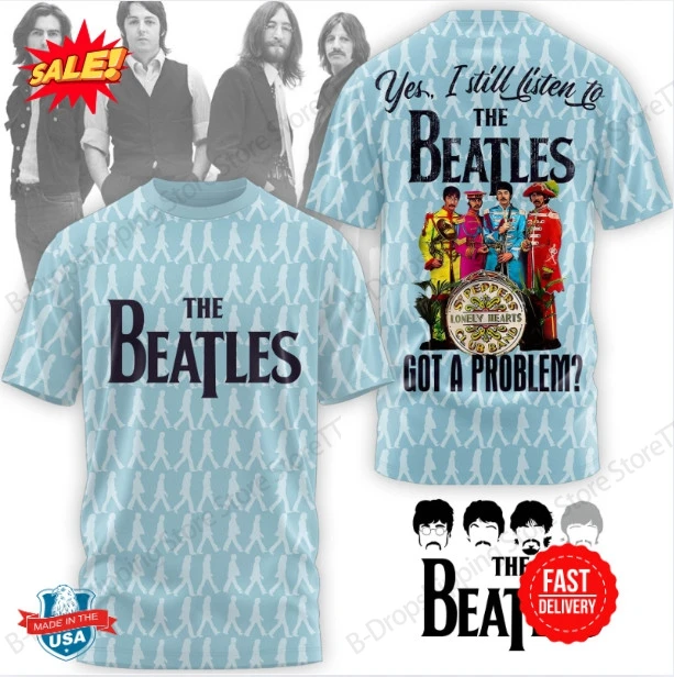 Мужская футболка New 2026 The Beatles Tour с 3D принтом Футболка для мужчин и женщин Модные фанаты Хип-хоп Топы с короткими рукавами Футболки Мужская одежда Дети (art.: 3920d44fc5c45) - 3920d44fc5c45