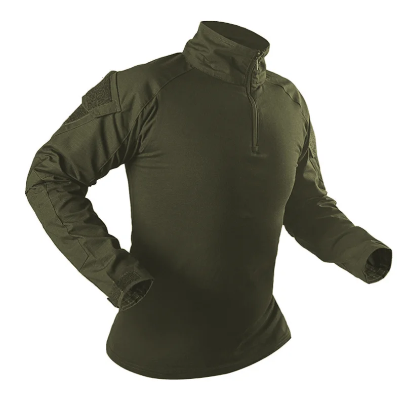 

Mens Army Tactical Military Combat T-Shirts Long Sleeve CP Camouflage Sport Shirts Camping Hunting Climbing Fishing Clothing
