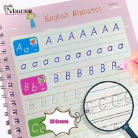 new reusable children book copybook for calligraphy english words handwriting practice writing book for kids toys magic book2022
