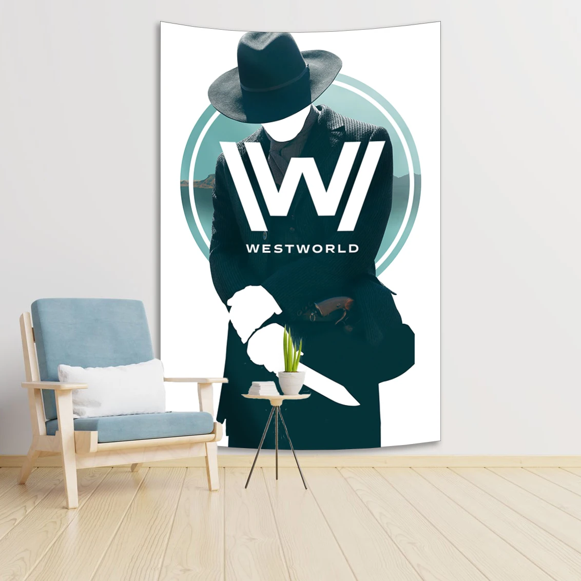 Классический ТВ-постер westworld, гобелен для спальни, фоновое украшение, настенное украшение для дома, прикроватная подвесная ткань