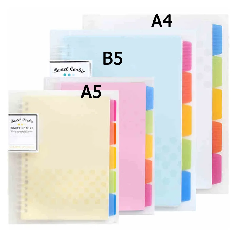 

Japan ring detachable loose-leaf notebook diary B5 notes A4 stationery A5 simple office classification school supplies