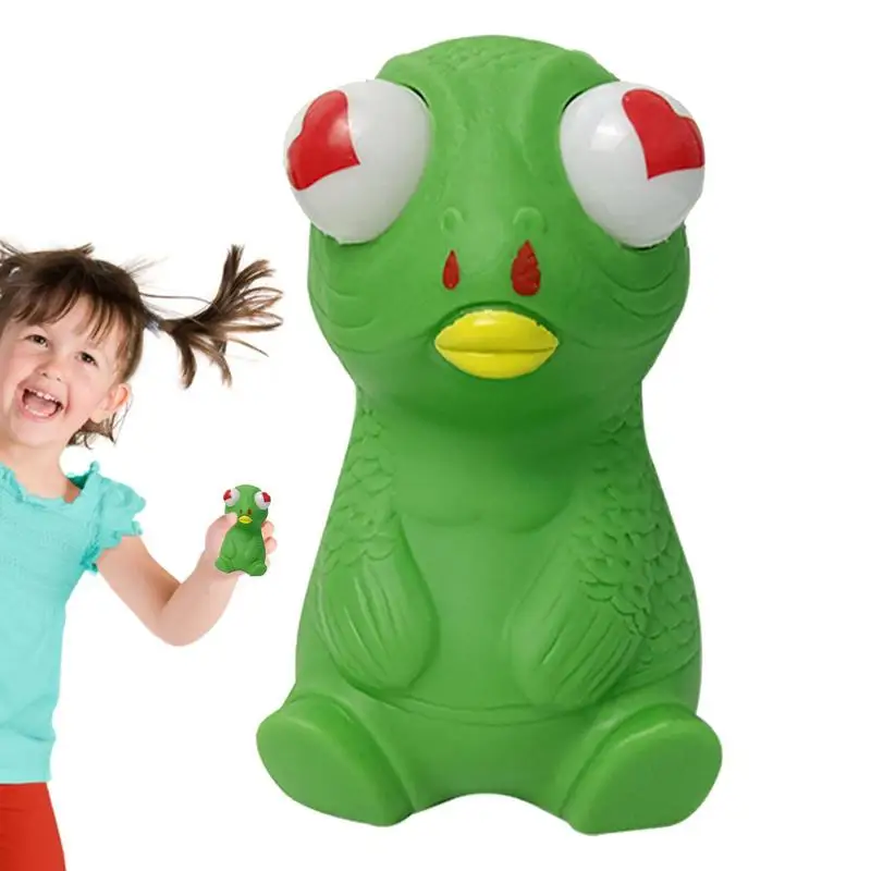 

Fun Eye Popping Toy Green Fish Squeeze Toy Anti Stress Fidget Toys Decompression Venting Toys Stress Relief Toys For Kids Adults