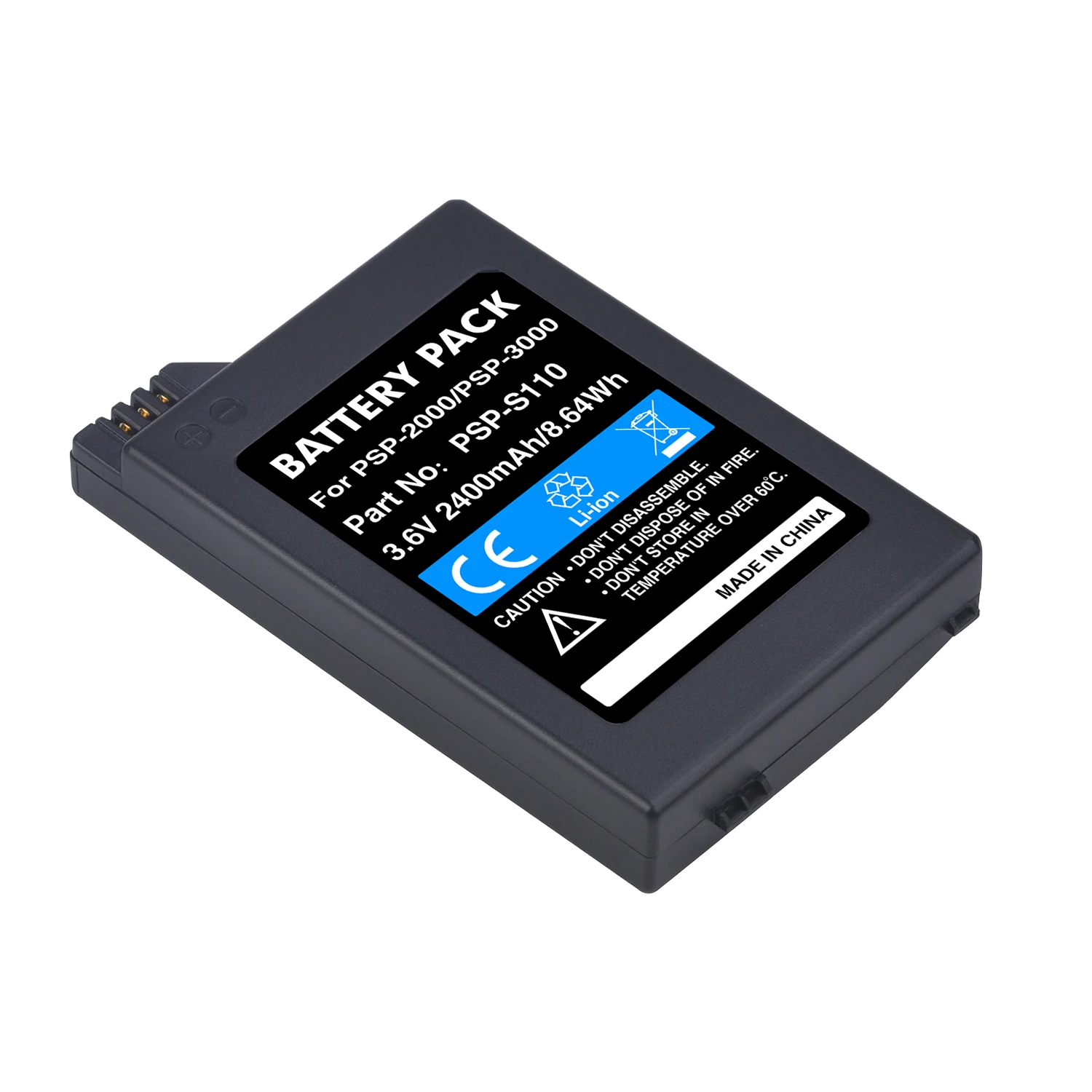 

2400mAh PSP S110 Battery for Sony PSP 2000 3000 PSP2000 PSP3000 Controller Gamepad