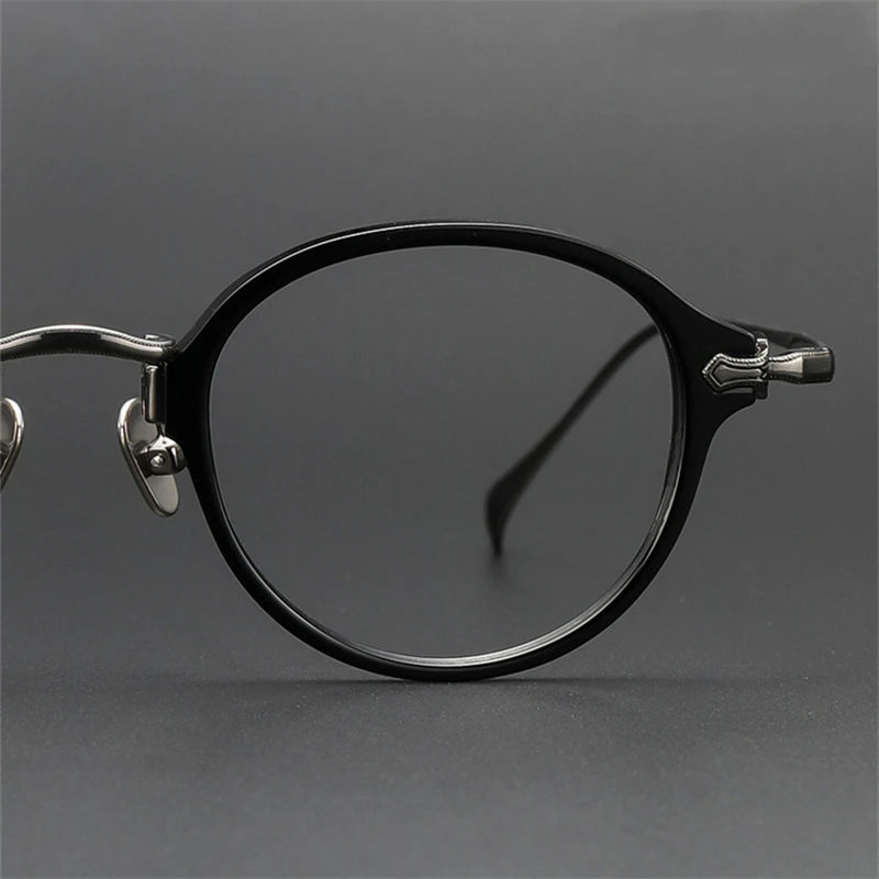 Круглые очки для близорукости в стиле ретро японская брендовая прозрачная