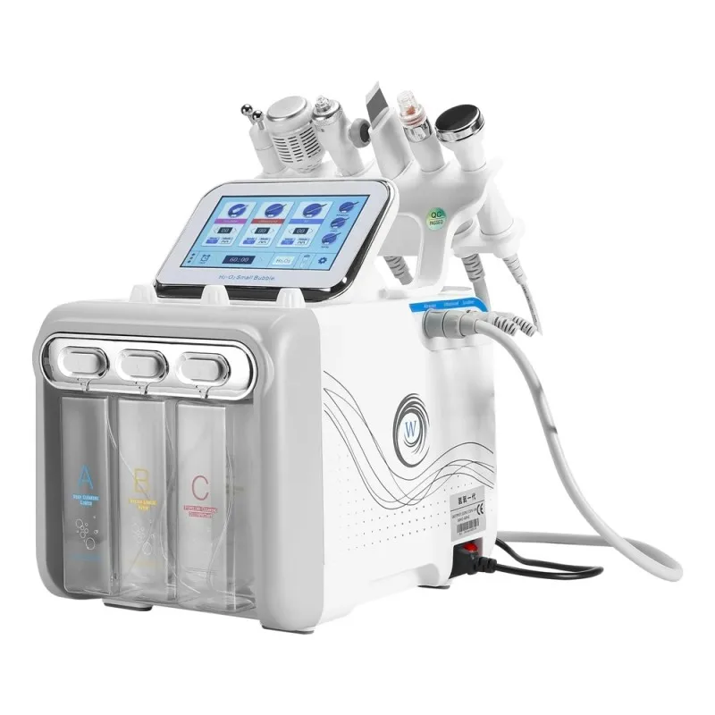 

6 in1 H2-O2 Hydro Dermabrasion RF Bio-lifting Spa Facial Hydro Facial Microdermabrasion Machine Water Dermabrasion Beauty machin