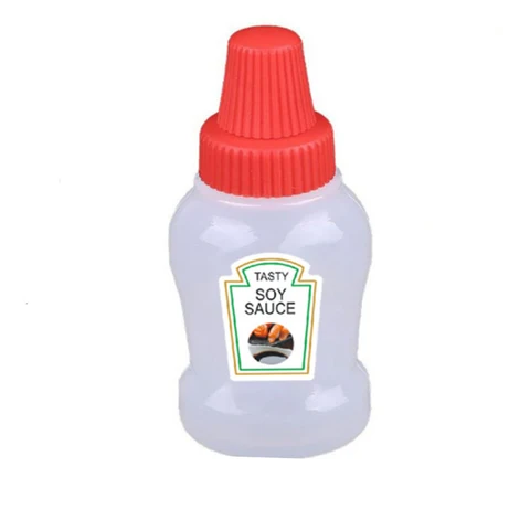 Мини-бутылка для томатного кетчупа, портативная маленькая бутылка для бэнто-меда, соуса, салата, сжимаемая бутылка для хранения в ланч-боксе, кухонные приспособления