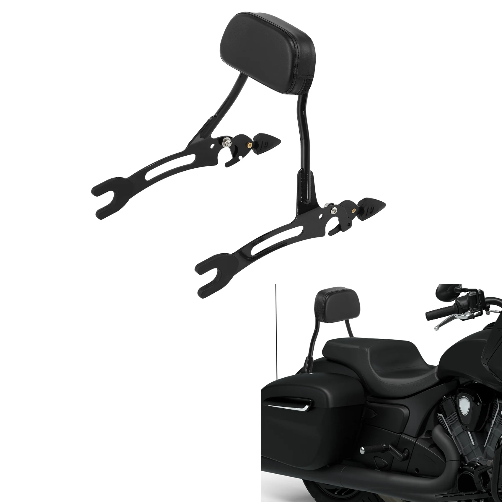 

Спинка мотоцикла Sissy Bar подходит для Indian Challenger Limited Chief Dark Horse 2020 Springfield 2016 Roadmaster Elite 2024
