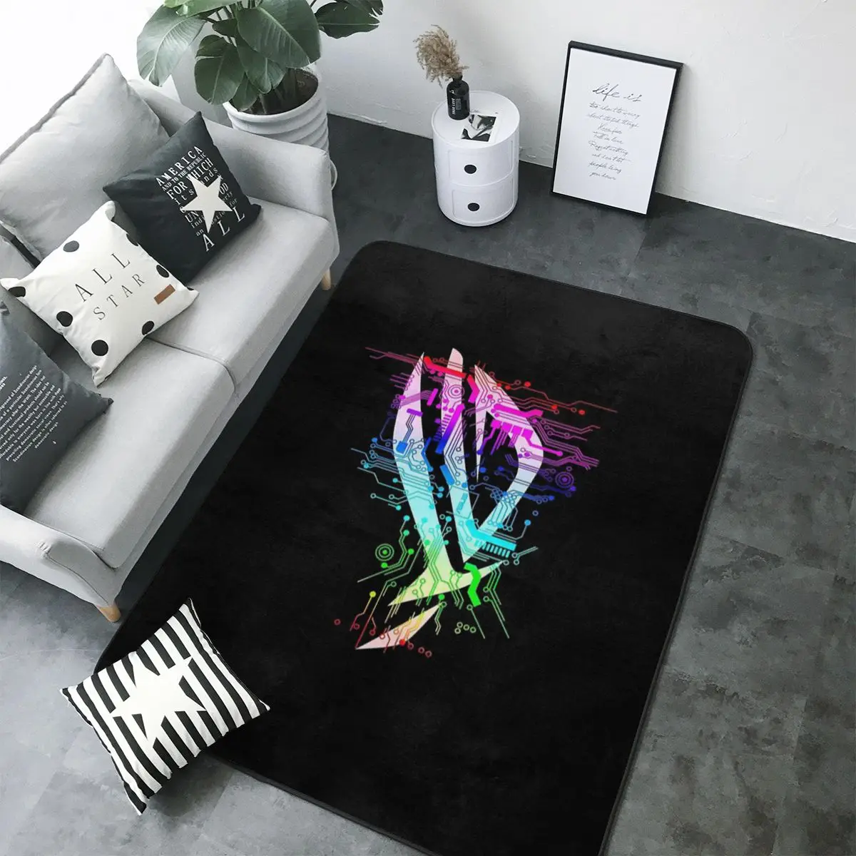 Asus Rog ковер простой мультяшный пушистый стеллаж мягкая подушка для гостиной